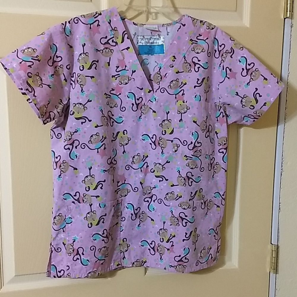 4/$12 Monkey scrubs